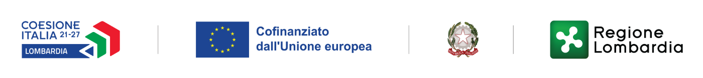 Loghi Regione Lombardia e Fondo Sociale Europeo 2021-2027